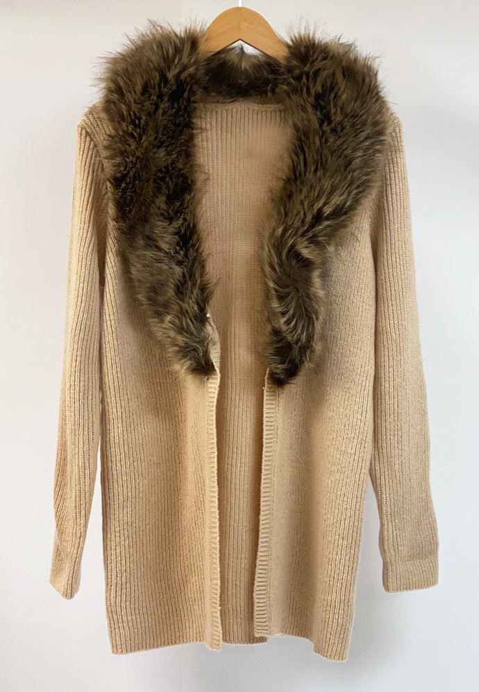 Cardigan with Fur Item #40