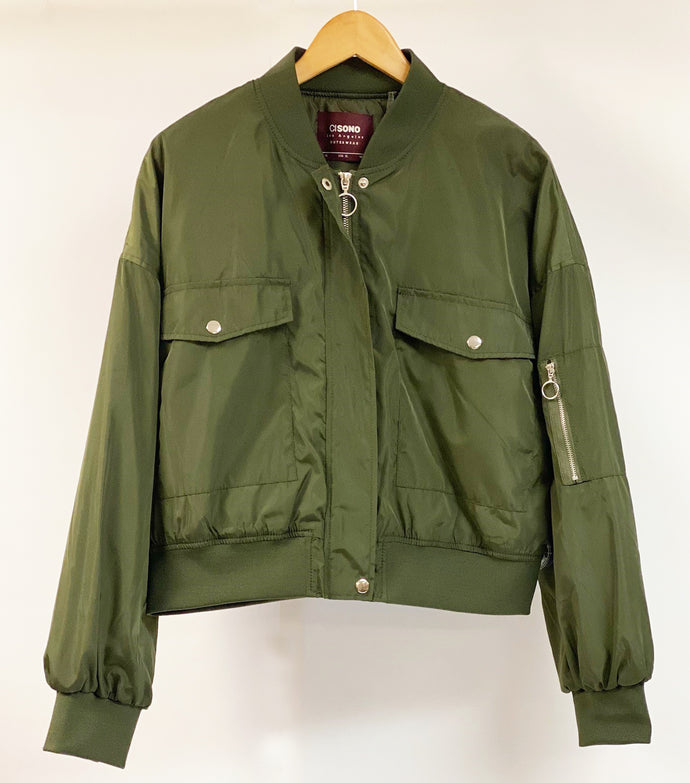 Olive Green bomber jacket Item #8