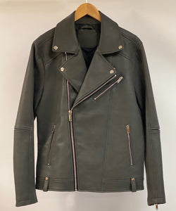 Men's Leather Jacket Gray #13