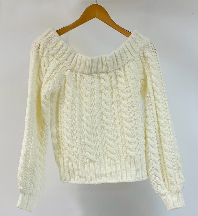Off Shoulder Sweater Item #45