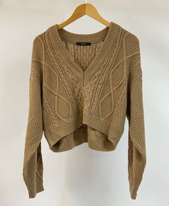 Ribbed Cropped Sweater Item #191