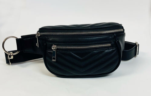 Chevron Quilted Belt Bag Item #287