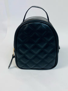 Faux Leather Quilted Backpack Item #286