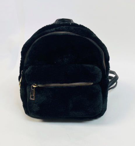 Faux Fur Mini Backpack Item #290